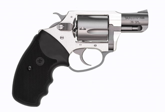 CHARTER ARMS SOUTHPAW .38 SPL. ALUMINUM 5 SHOT 2IN FIXED STANDARD ANODIZED STAINLESS STEEL 93820 - Taurus Savings